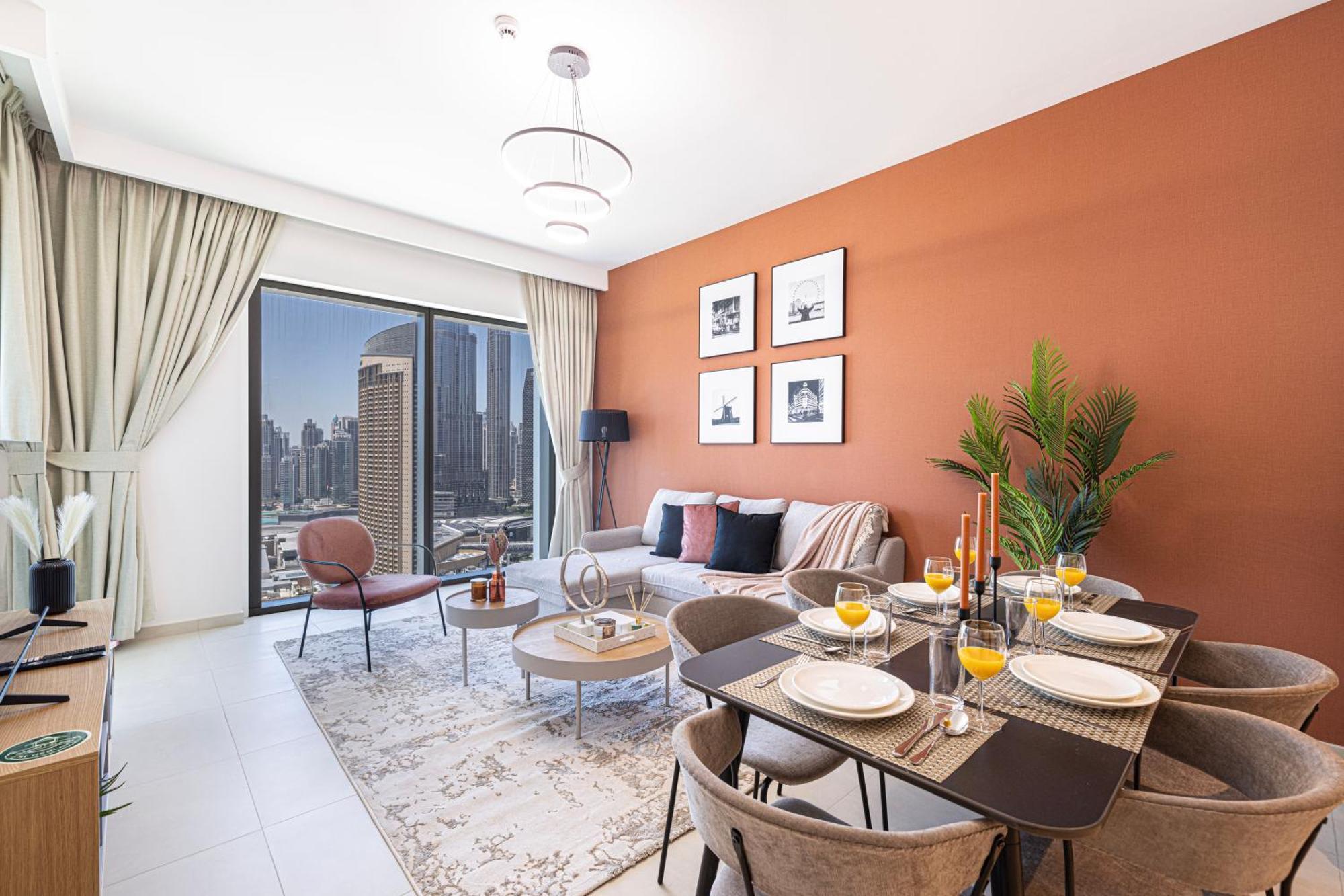 Appartement Luxury Family Friendly 5mn Walk To Mall Dubaï